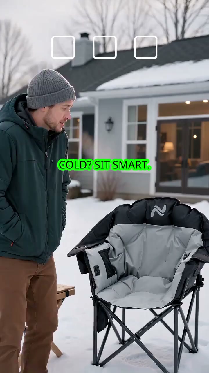 Every Sports Mom Is Going to Want This Chair #sohochic #heatedchair #CampingChair