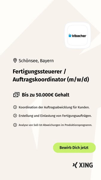 Nur wenige Klicks zum neuen Job