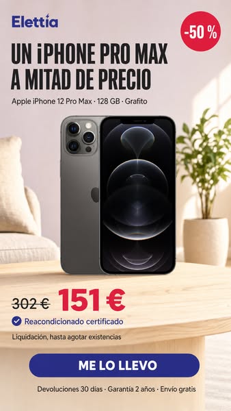 Pro Max a mitad