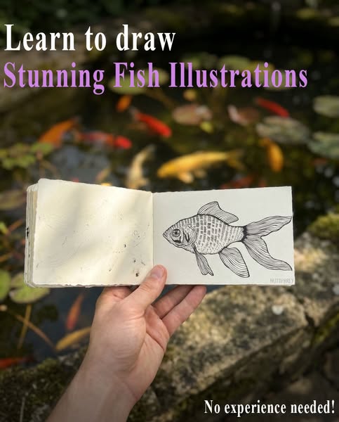 NEW: Fish Drawing Class