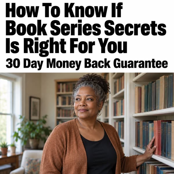 How To Know If Book Series Secrets Is Right For You