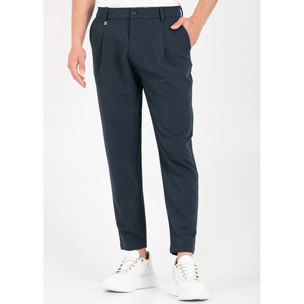 Ανδρικό υφασμάτινο παντελόνι - VITTORIO - 500-25-ARZANO - fabric pants regular fit μπλε