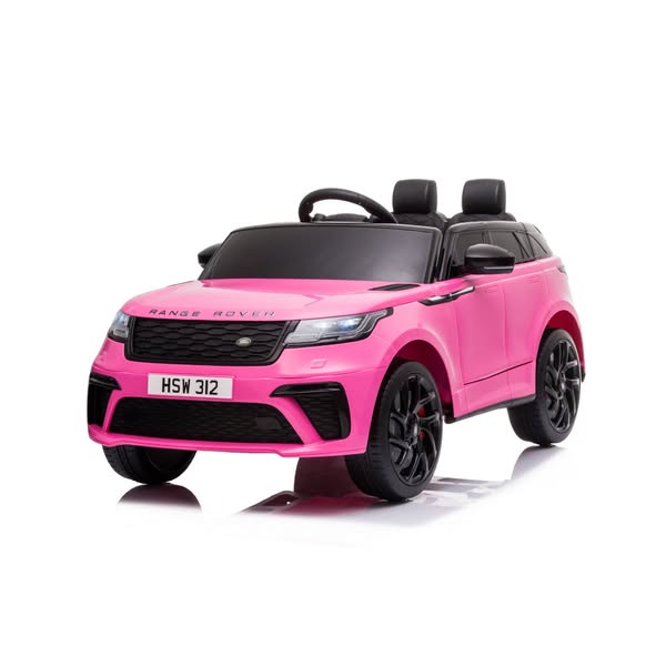 €220 Auto Elettrica per Bambini Land Rover Velar 12V con Licenza Ufficiale Luci Led Suoni Realistici Telecomando Cinture di Sicurezza