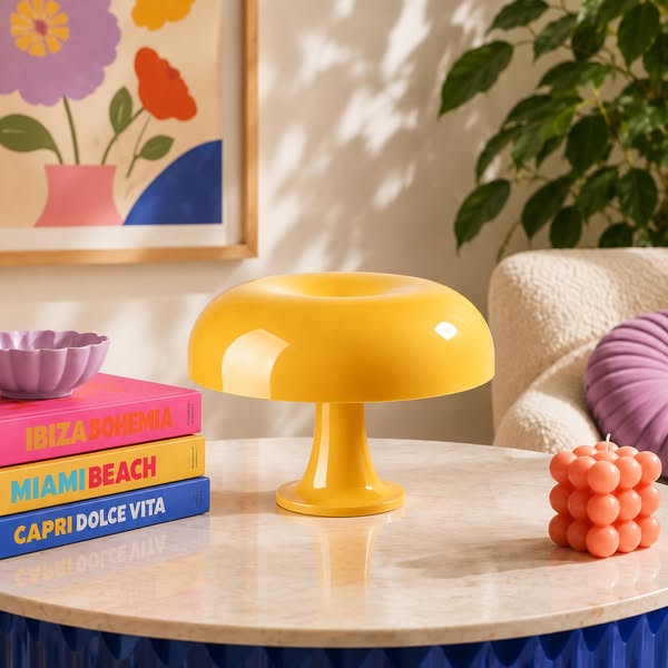 Mushroom Tischleuchte im Mid Century Design