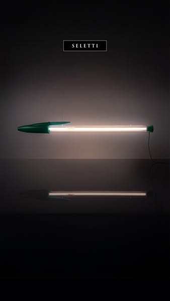 Seletti New in: Bic Lamp Green