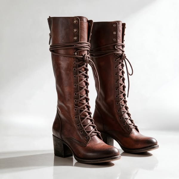 The Zip-On Lace-Up Boot, Now on Sale