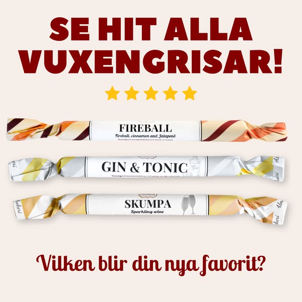 Spara upp till 30% i mängdrabatt på alla vuxengrisar
