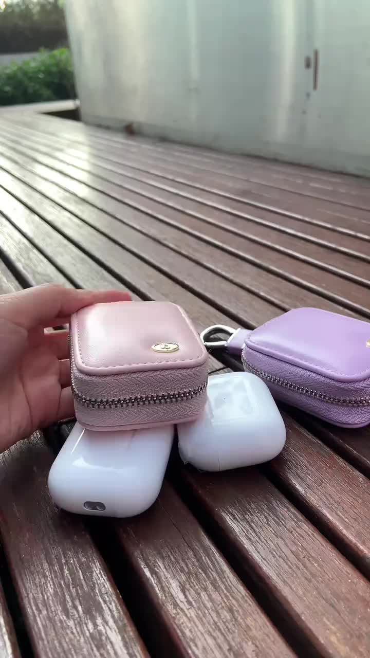 Protective Leather Headphone Case