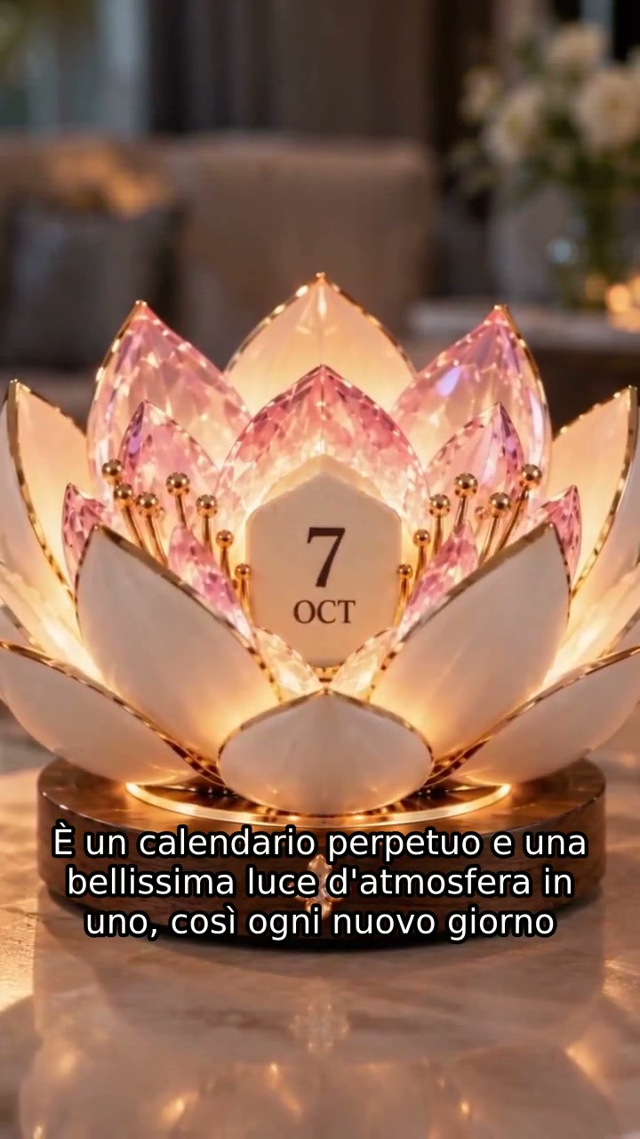 E se ogni giorno iniziasse con un fiore che sboccia?