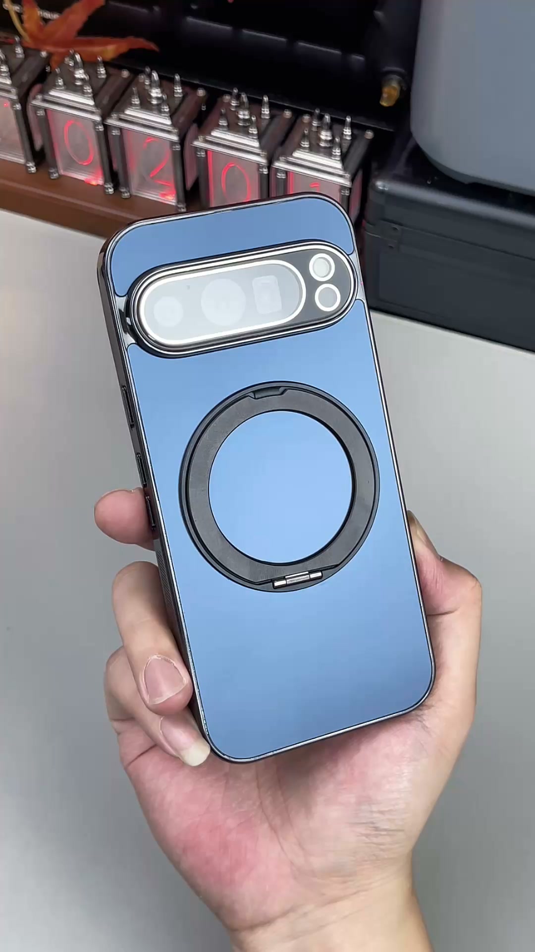 Magnetic Ring Stand Case for Pixel