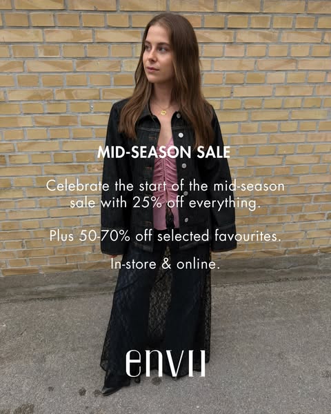 Mid-season sale er live