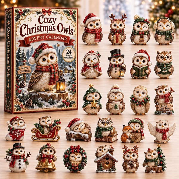 24 Magical Owl Surprises For Your Countdown!
