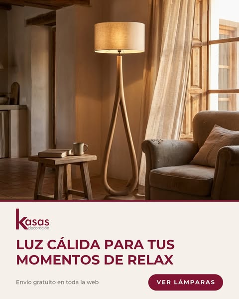 Luz cálida para tus momentos de relax