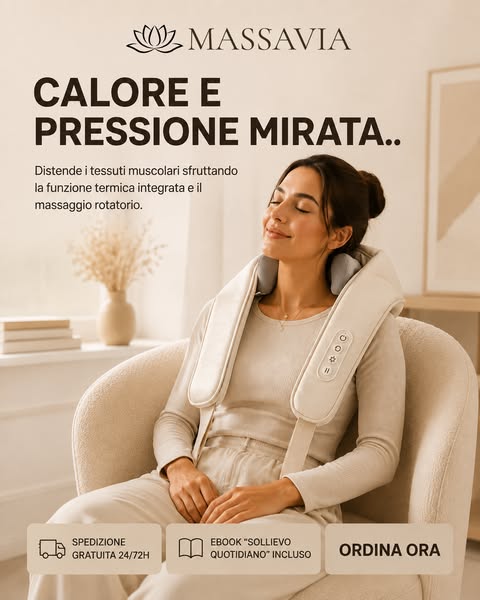 Il tuo massaggiatore personale, 24/7 a casa tua.