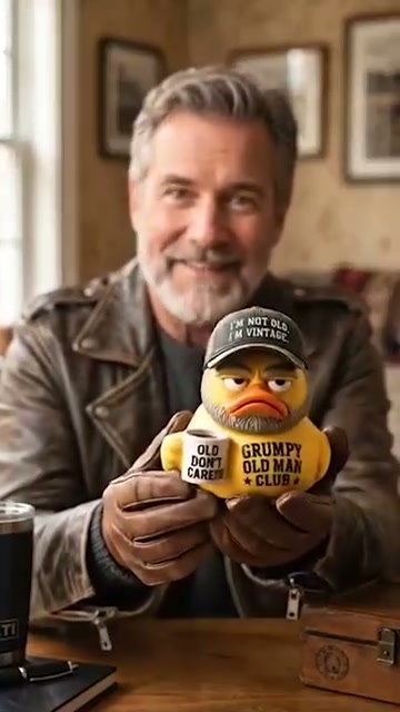 Grumpy Old Man Club Duck
