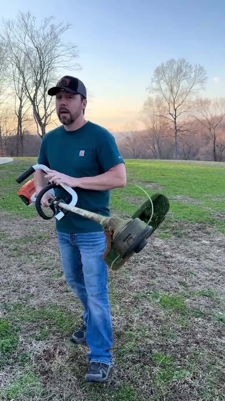 Ergonomic Handheld String Trimmer Handle with Shoulder Strap