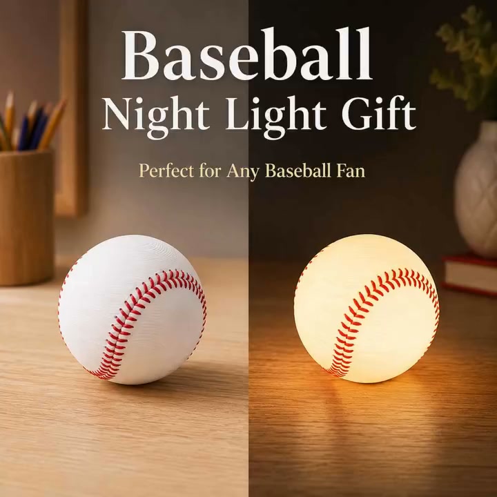 Baseball Night Light Gift