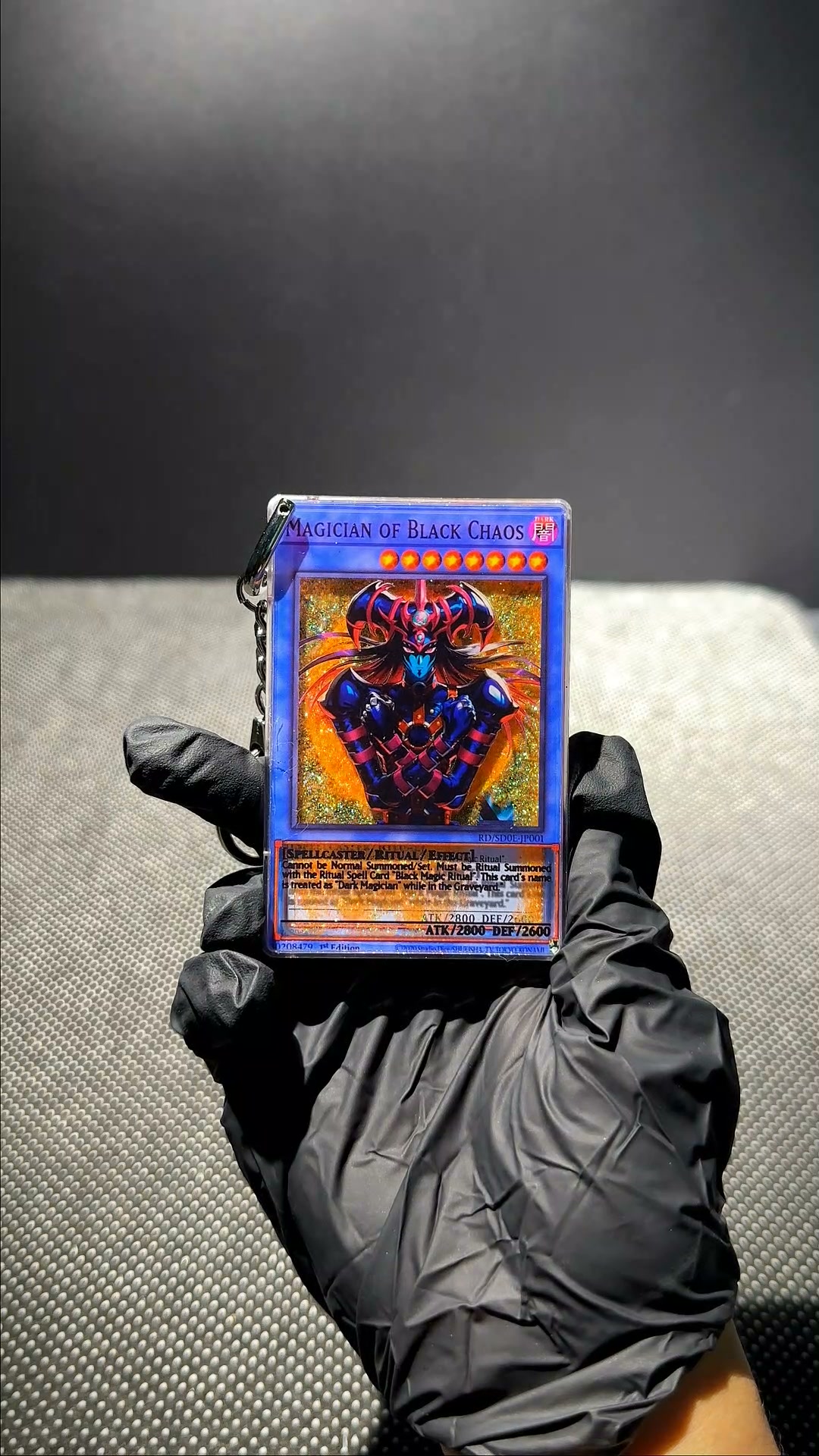 CUSTOM Yu-Gi-Oh! Card Quicksand Keychain