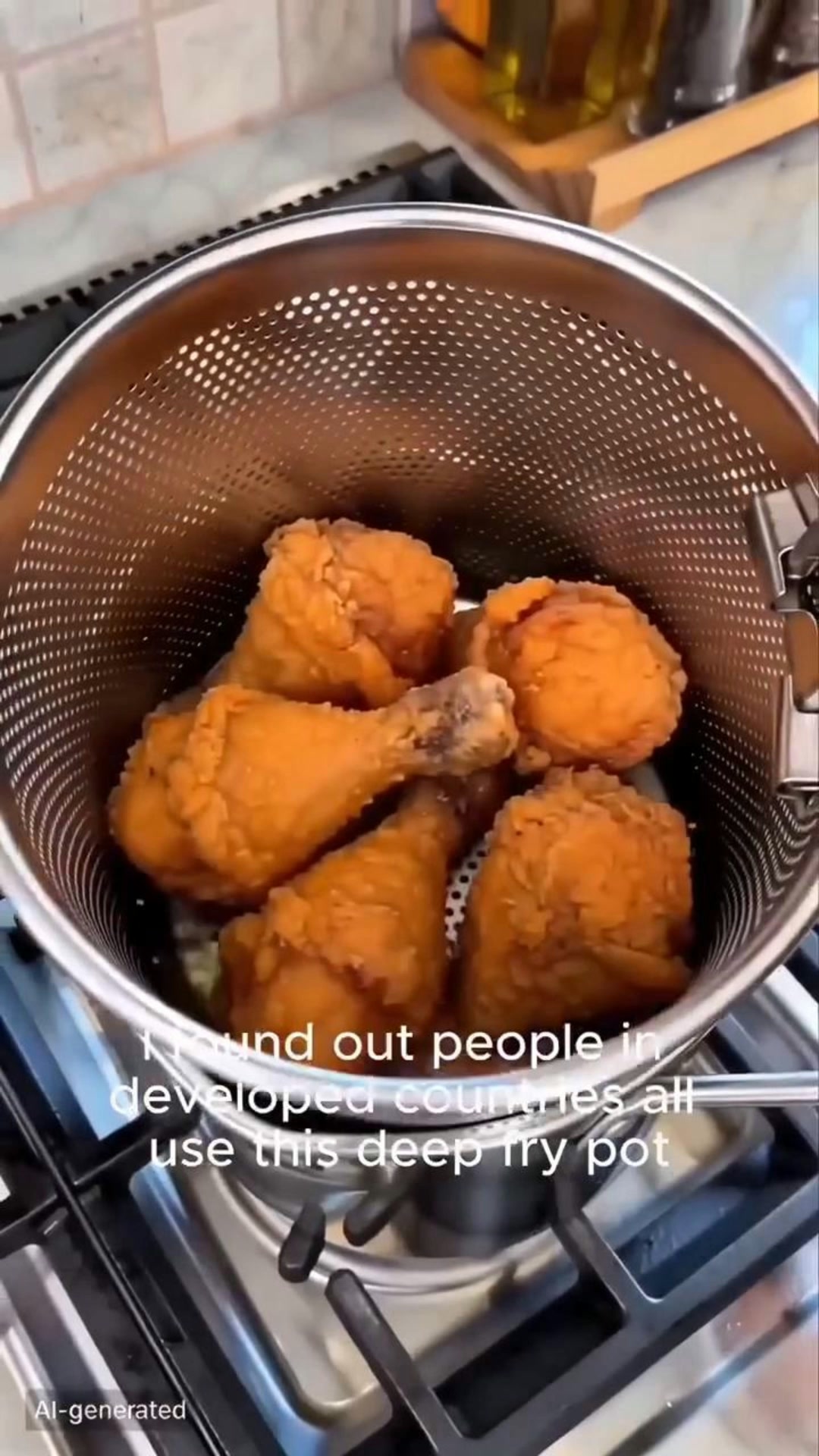 Compact Stainless Steel Deep Fryer Pot Set with Basket