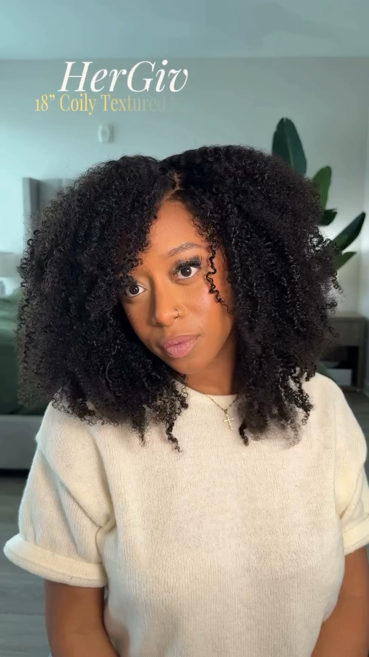 Coily Textured Lace Front Wig (Fit Lock 13" x 6")