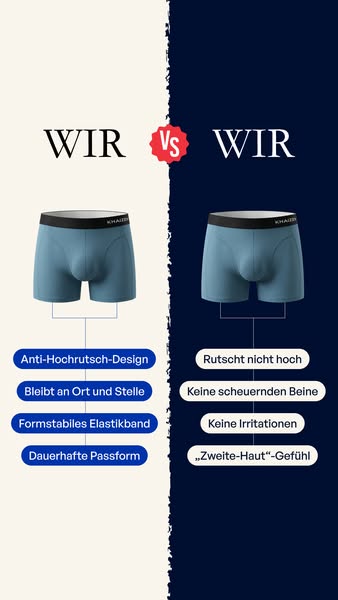 Sichere dir 1 Gratis-Boxershorts beim Kauf von 3!
