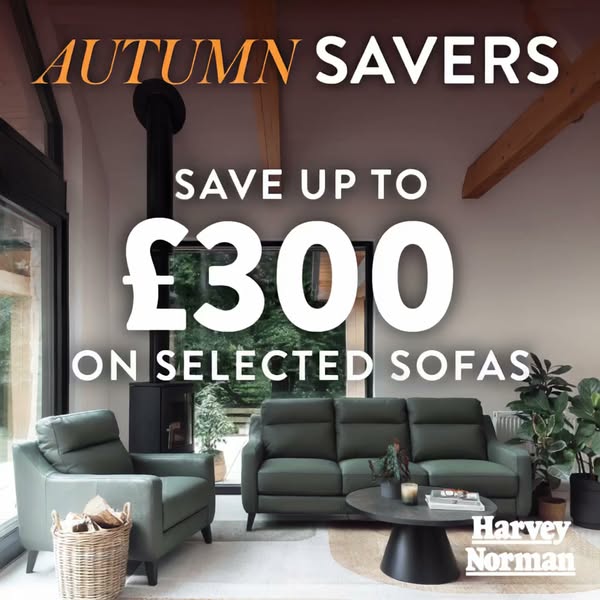 Up to £300 Off Furniture