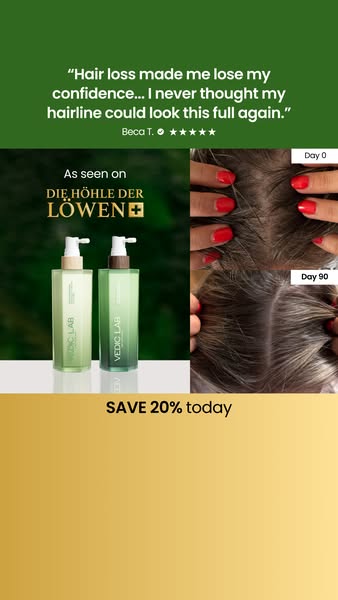 Clinically proven: up to 83% less hair loss