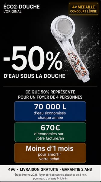 50% d'eau. Même pression.