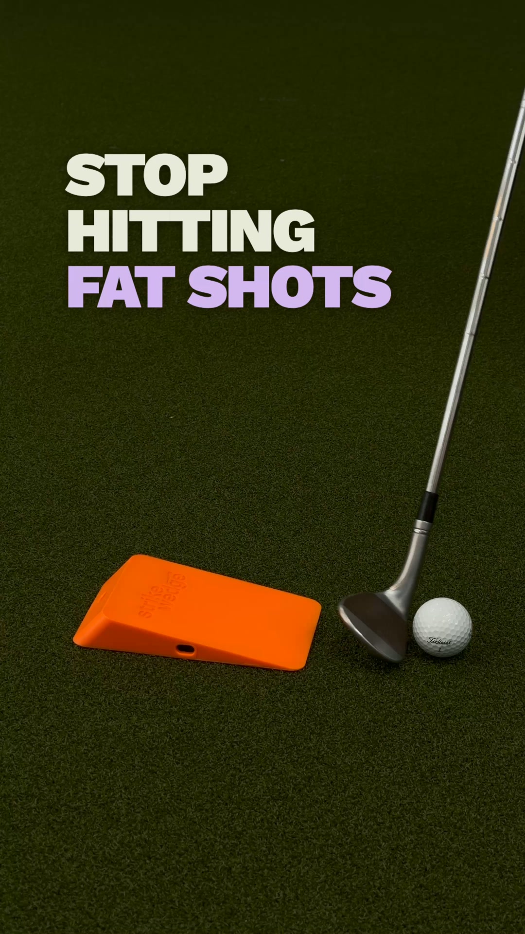 Stop hitting fat shots