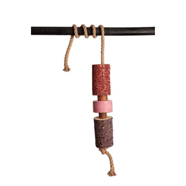 Wooden Relax Horse Toy with Salt Lick
