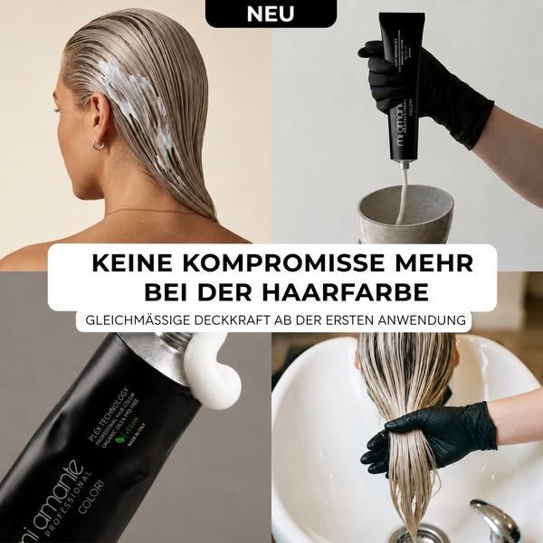 Die Farbe hält - ohne das Haar zu schädigen.
