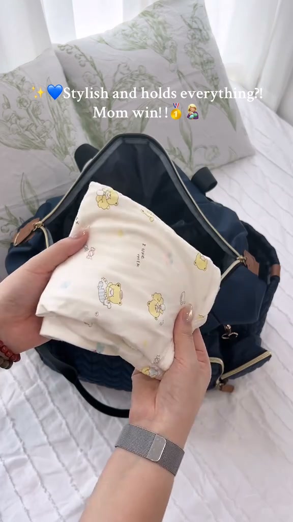 The last diaper bag you'll ever buy.