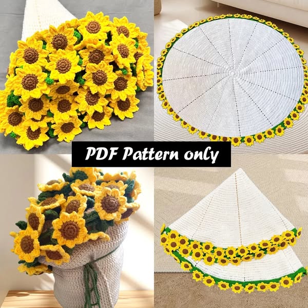 Stunning 6-in-1 Flower Crochet Blanket Pattern – Instant PDF Download!