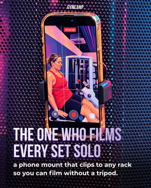 Films every set solo.