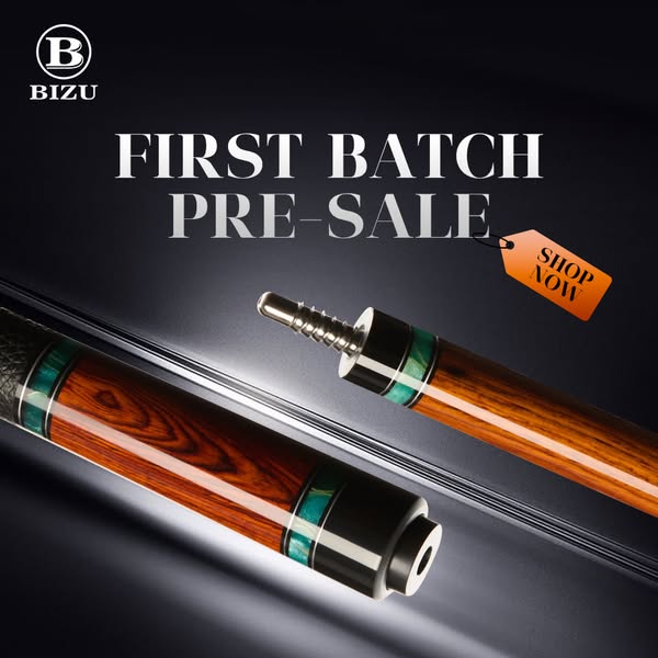 COCOBOLO HAND INLAID MASTER CRAFTED CUE - PRE ORDER