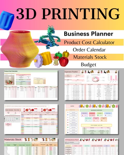 3D Printing Business Planner