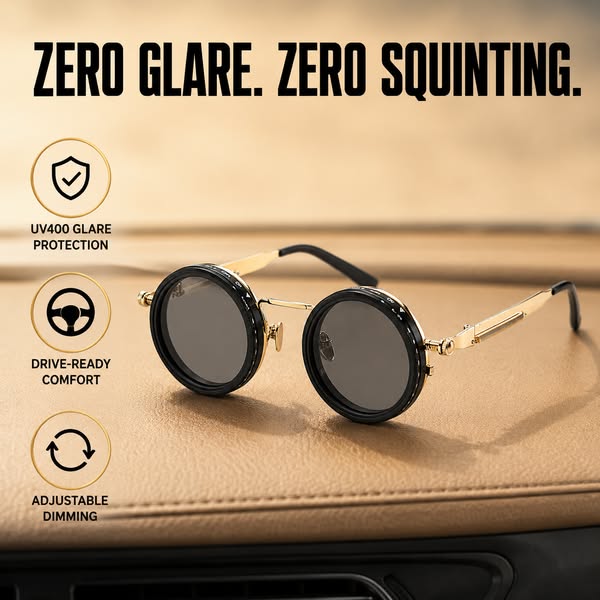 Adjustable Dimming Sunglasses