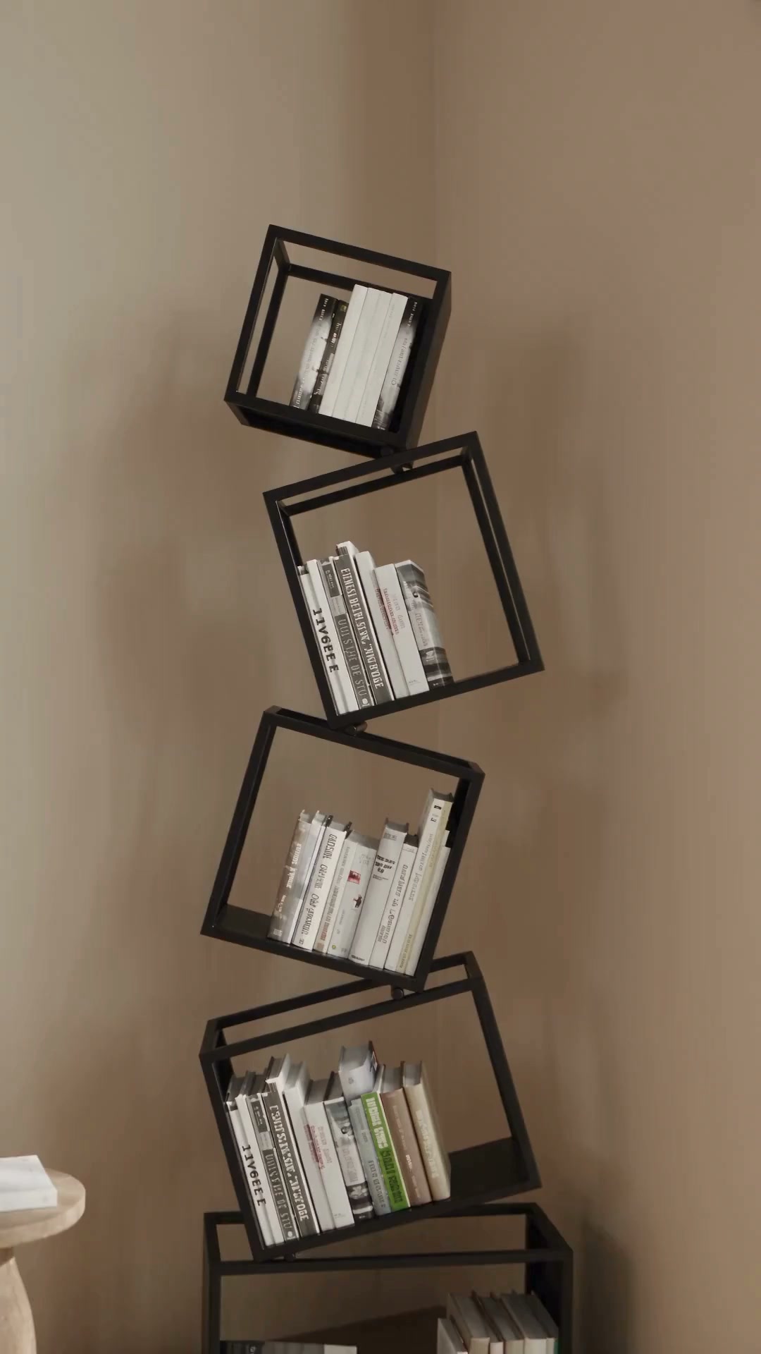 A Bookshelf That Doubles as Art