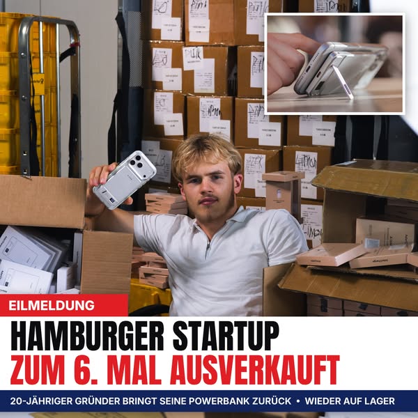 Nie wieder ohne Akku