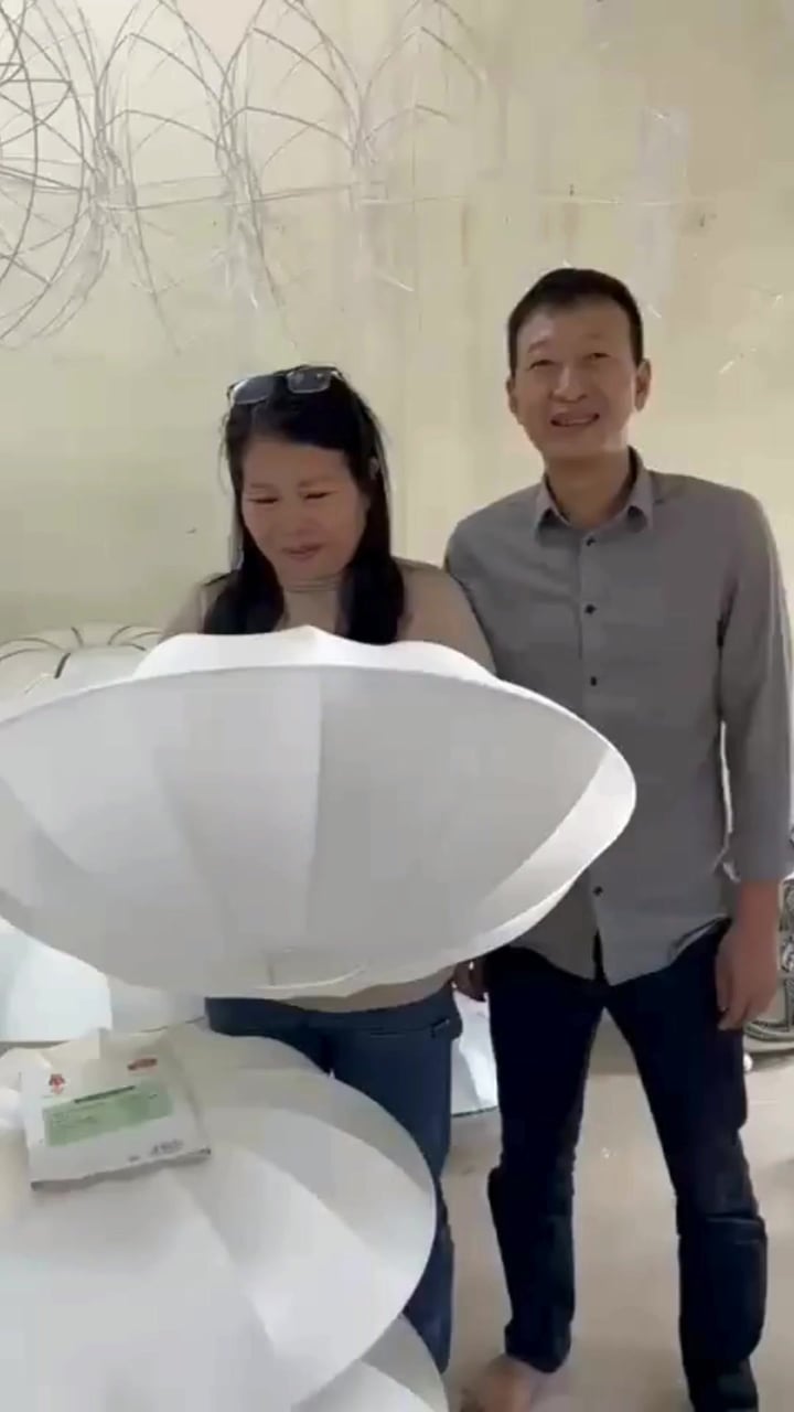 Handmade lampshades from Vietnam