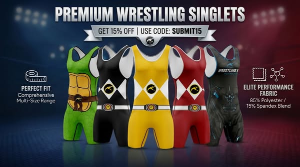 Premium Wrestling Singlet: 15% OFF
