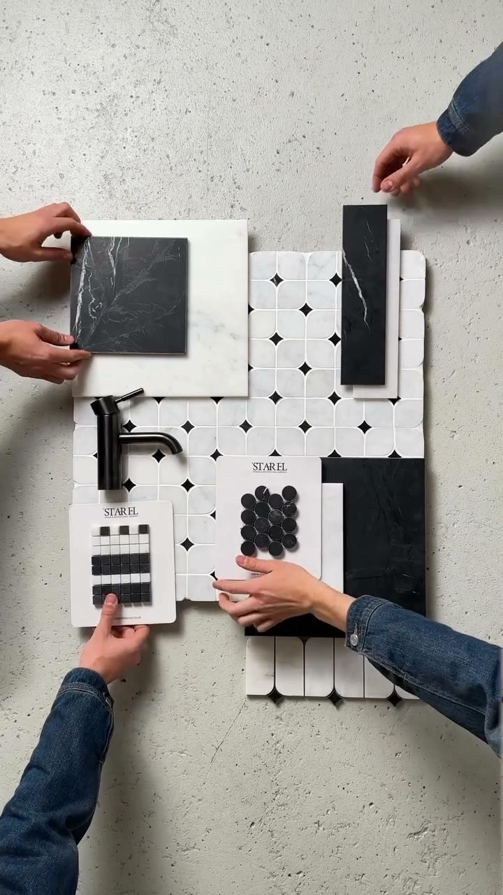 Create Your Monochrome Marble Scheme