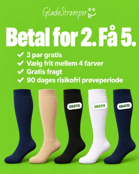 Slut med hævede ben!