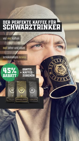 Kaffee, der ballert