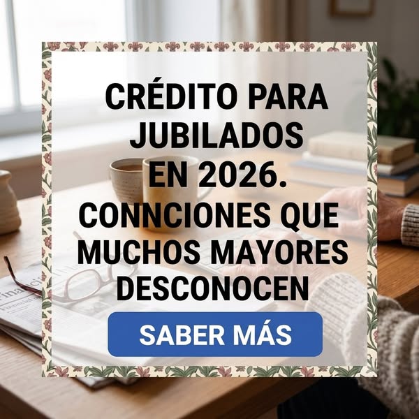 Préstamos para jubilados en 2026: ¿Qué es importante saber?