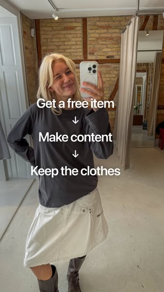 Get free clothes from Boom Butik
