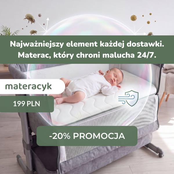 Materac do dostawki Bamboo Air.