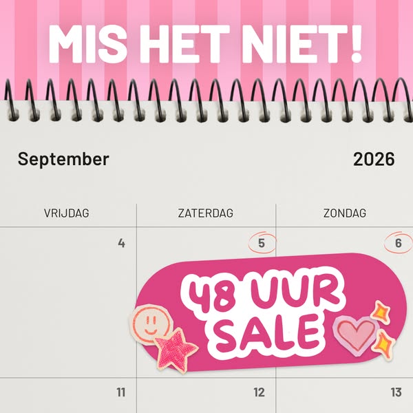 Alleen deze zaterdag en zondag!