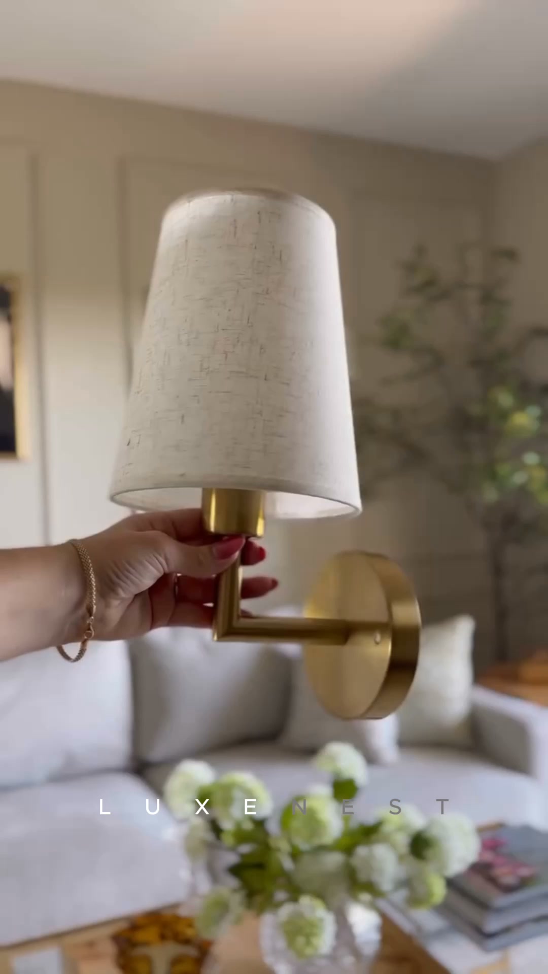 DRAADLOZE WANDLAMP