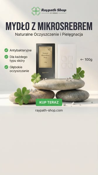 Mydło z mikrosrebrem dla Twojej skóry
